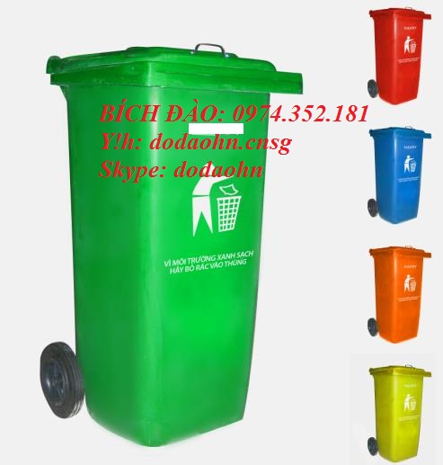 Thùng rác công cộng, thùng rác nhựa, composite