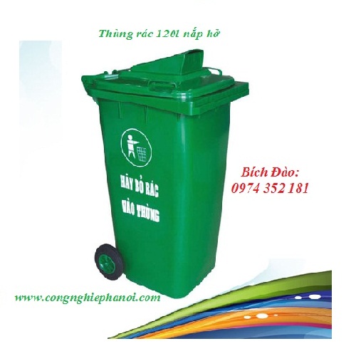 Thùng rác công cộng 120 lít