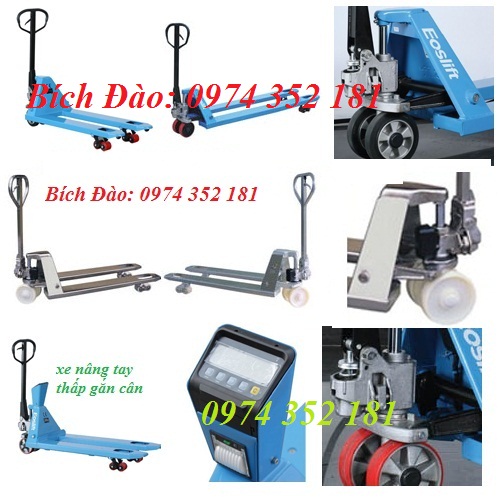 Tiết kiệm sức người với xe nâng tay bằng điện